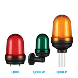 Đèn tín hiệu sáng tĩnh/chớp nháy bóng LED Ø80mm QLight Q80L series