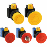 D22 Emergency stop switches (With removable contact block) IDEC HW series