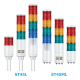Ø45mm LED steady-flashing tower lights QLight ST45L and ST45ML series