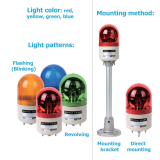 Ø66mm bulb revolving warning signal light Autonics ML series