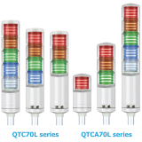 Đèn tháp LED sáng tĩnh/chớp nháy Ø70mm QLight QTC70L series