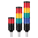 Ø70mm multi-functional modular LED tower lights with buzzer QLight QT70L-BZ series