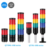 Đèn tầng LED USB Ø70mm QLight QT70L-USB and QT70ML-USB series