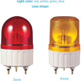 Ø80mm bulb revolving warning lights QLight S80R S80U series