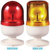 Đèn tín hiệu gương xoay bóng LED Ø80mm QLight S80DRK & S80LRK series
