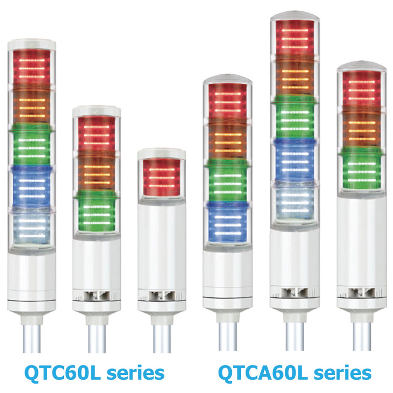 Ø60mm LED steady flashing tower lights QLight QTC60L series QTC60L-BZ-3 ...