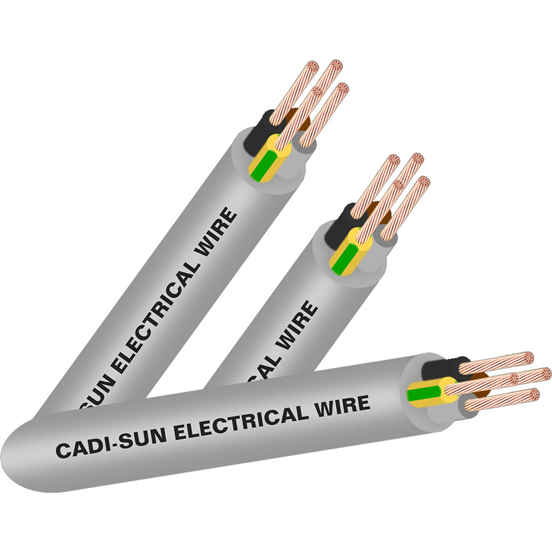 Dây cáp điện 4 lõi cách điện PVC CADISUN VCTF 4x series