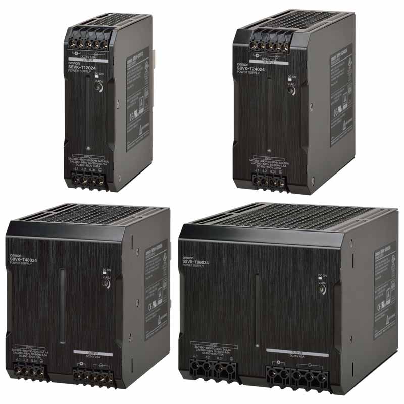 Switch Mode Power Supply 120-240-480-960 W Models Omron S8VK-T Series ...