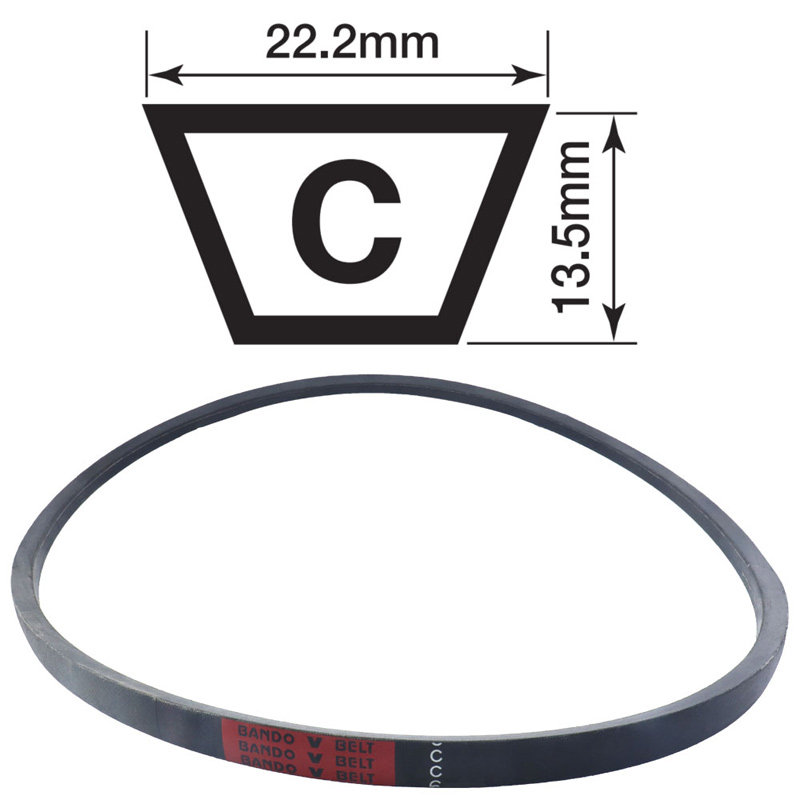 Dây curoa BANDO V-Belts Red C section series