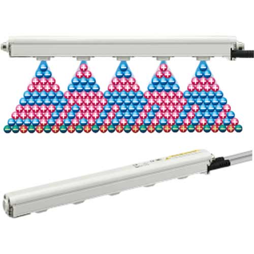 Dual AC type bar ionizers
