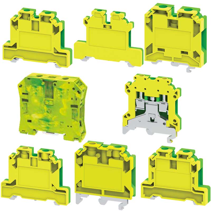 Grounding - Earth terminal blocks 