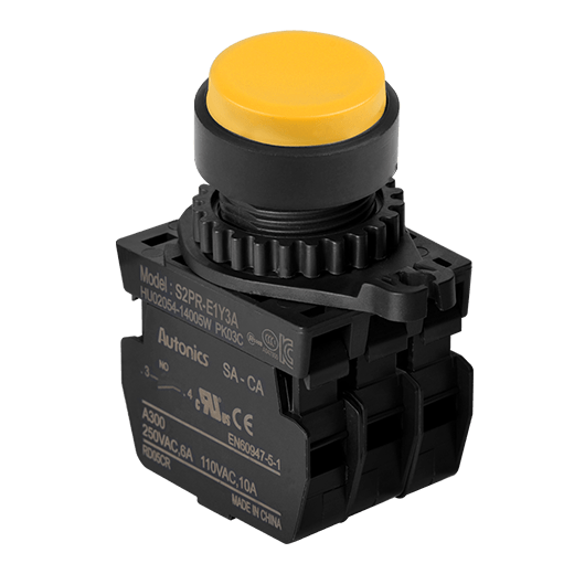 Nút nhấn không đèn Ø22-25 mm Autonics S2PR series