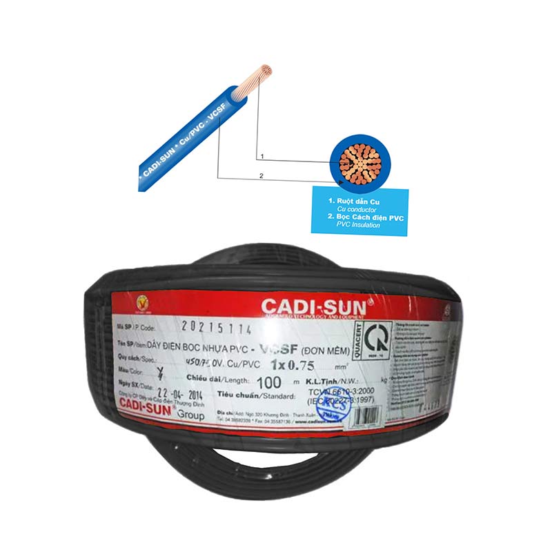 Single-core soft wire CADISUN