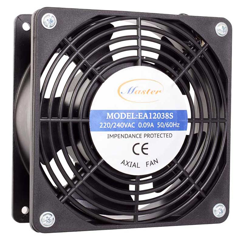 Equipment cooling fans