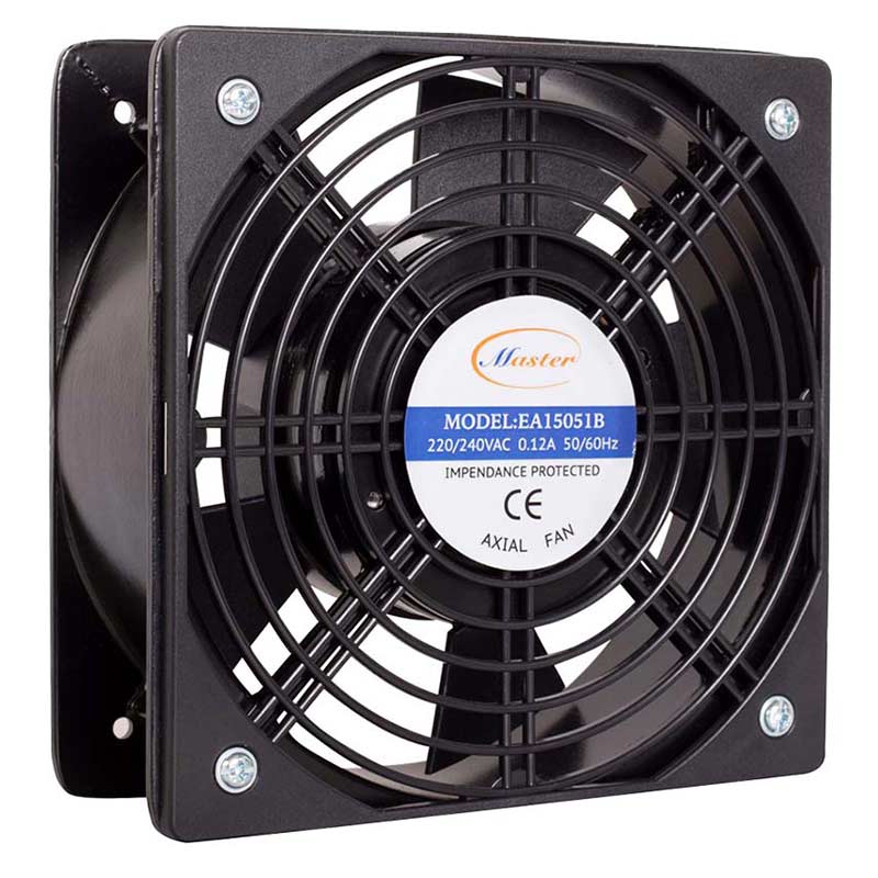 Equipment cooling fans