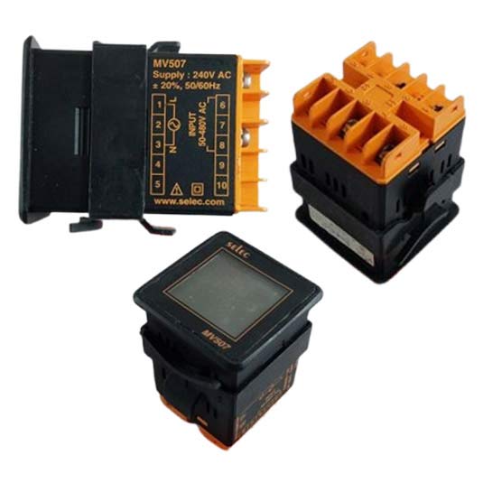Đồng hồ đo điện áp 48x48mm màn LCD SELEC