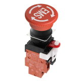 Emergency stop pushbutton switches OMRON