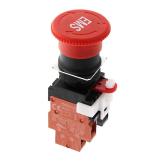 Emergency stop pushbutton switches OMRON