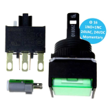 16-dia pushbutton Switch (Lighted/Non-Lighted) OMRON