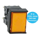 16-dia pushbutton Switch (Lighted/Non-Lighted) OMRON