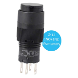 Nút nhấn loại có đèn và không đèn D12 OMRON