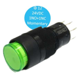 Nút nhấn loại có đèn và không đèn D12 OMRON