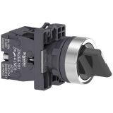 Ø22 mm plastic Selector switches with metallic-look ring SCHNEIDER