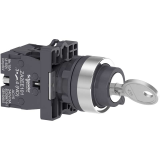 Ø22 mm plastic Selector switches with metallic-look ring SCHNEIDER