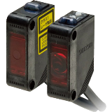 Compact laser photoelectric sensor with built-in amplifier OMRON