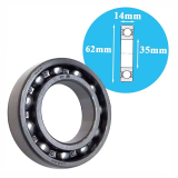 Single row deep groove ball bearings NSK