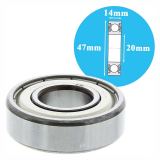 Single row deep groove ball bearings NSK