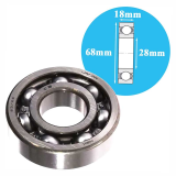 Single row deep groove ball bearings NSK