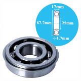 Single row deep groove ball bearings NSK