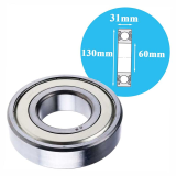 Single row deep groove ball bearings NSK