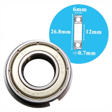 Single row deep groove ball bearings NSK