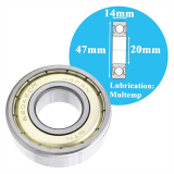 Deep groove ball bearings NTN