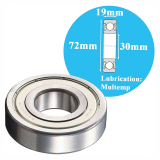 Deep groove ball bearings NTN