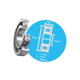 Deep groove ball bearings SKF