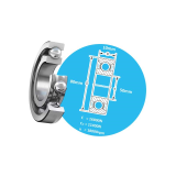Deep groove ball bearings SKF