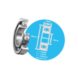 Deep groove ball bearings SKF