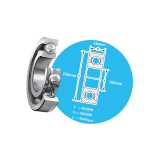 Deep groove ball bearings SKF