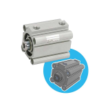 Compact cylinder (double acting - single rod) SMC