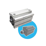 Xy lanh khí (tác động kép - piston đơn) SMC