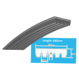 Dây curoa (Rubber V-ribbed belt) MITSUBOSHI