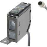 Distance-settable photoelectric sensor with metal case Omron