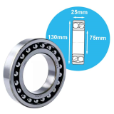 Self-aligning ball bearings NSK