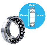 Self-aligning ball bearings NSK