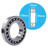 Self-aligning ball bearings NSK