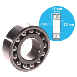 Self-aligning ball bearings NSK