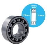 Self-aligning ball bearings NSK